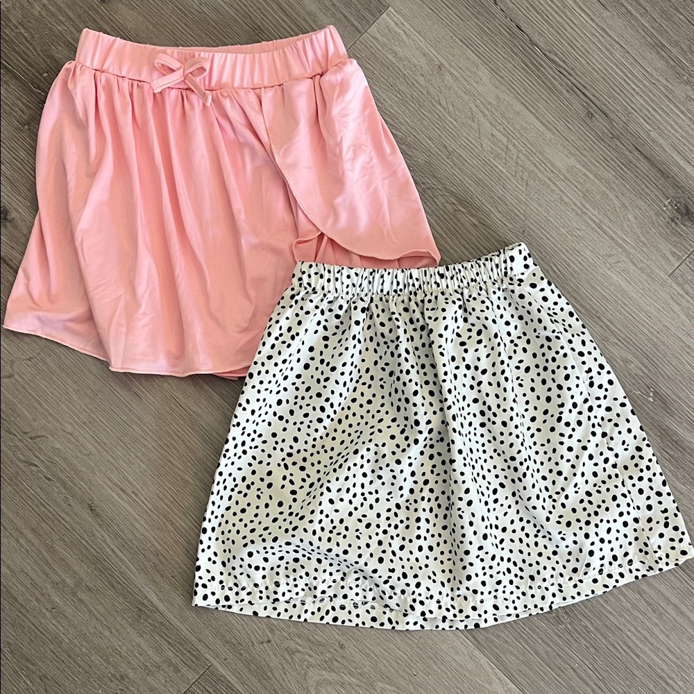 SHEIN Pink and White Skirt Duo